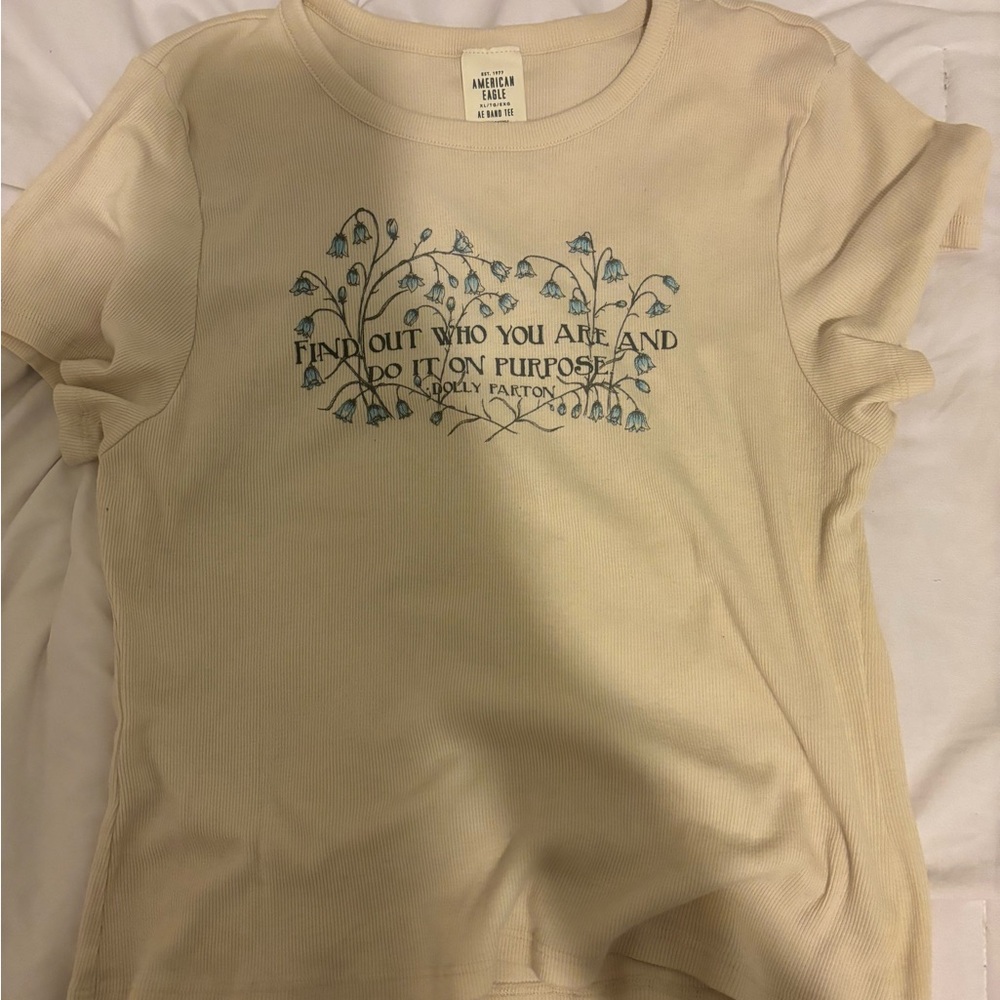 american eagle baby tee